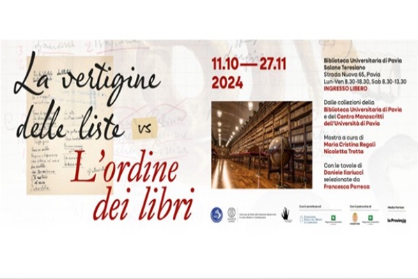 La vertigine delle liste vs l'ordine dei libri